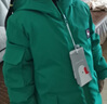 保姆鵝 兒童羽絨服寶寶雙面羽絨服加厚小童短款耐污羽絨外套 高爾夫綠 110 曬單實(shí)拍圖