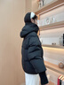 鴨鴨（YAYA）羽絨服女冬季連帽短款加厚保暖女士面包服韓版寬松休閑百搭外套女 曬單實(shí)拍圖