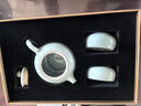 單亦汝瓷汝窯茶具套裝非遺功夫茶具套裝西施壺一壺兩杯-天青色 曬單實(shí)拍圖
