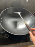林熹記陸川鐵鍋炒鍋家用無涂層雙耳大鐵鍋圓底不粘炒菜鍋燃?xì)膺m用已開鍋 雙耳圓底 40cm （帶蓋鏟）已開鍋 曬單實拍圖