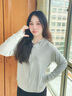 浪莎防曬衣女2025新款防紫外線冰絲涼感夏季超薄透氣戶外舒適寬松帽檐 灰色 UPF50+ XL 建議115-140 曬單實(shí)拍圖