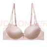 愛慕內(nèi)衣女光面蕾絲美背性感聚攏舒適文胸鐘愛AM116151膚色B75 曬單實(shí)拍圖
