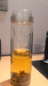 德國進(jìn)口品質(zhì)一鍵按壓速開(kāi)茶水分離玻璃水杯高硼硅玻璃茶杯雙層 700ML速開(kāi)銀700ml [新款加大] 曬單實(shí)拍圖