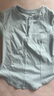 艾舞戈成人舞蹈練功服夏季女士立領(lǐng)修身外套中國現代舞上衣 霧藍 M碼 曬單實(shí)拍圖