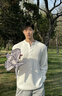 卡圖弛亨利領(lǐng)cleanfit肌理感長(zhǎng)袖t恤男夏季寬松衛(wèi)衣服ins疊穿內(nèi)搭打底衫 米杏 XL 曬單實(shí)拍圖