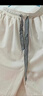 狄帝鯊（DIDISHA）休閑短褲男夏季男士寬松運動(dòng)白色彈力外穿中褲沙灘褲5分五分褲潮 灰色 XL 曬單實(shí)拍圖
