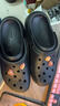 卡駱馳（crocs）經(jīng)典泡芙Clog男女一腳蹬懶人沙灘鞋CR207521-001 42.5（42.5-43） 曬單實(shí)拍圖