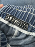 JEEP SPIRIT吉普牛仔褲男士秋季美式復(fù)古直筒褲子男寬松闊腿休閑長(zhǎng)褲深藍(lán)XL 曬單實(shí)拍圖