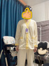 婧麒月子服春夏阿瓦提長絨棉4-10月份薄款孕婦睡衣哺乳待產(chǎn)家居服 杏仁黃【長絨棉·柔軟親膚】 L 曬單實(shí)拍圖