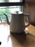 金灶（KAMJOVE） 茶藝專用泡茶燒水壺優(yōu)雅長(zhǎng)嘴電熱水壺隨手泡開水壺自動(dòng)斷電熱水壺煮水壺家用1L 1L T-93（象牙白色） 曬單實(shí)拍圖