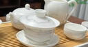 尚言坊功夫茶具整套帶茶盤(pán)高檔家用辦公羊脂玉白瓷茶杯茶壺泡茶器全套裝 曬單實(shí)拍圖