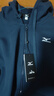 美津濃MIZUNO戶外休閑衛(wèi)衣男春秋冬季連帽開(kāi)衫加絨加厚外套男純色寬松 曬單實(shí)拍圖