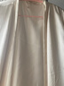 金三塔重磅真絲睡衣女100%桑蠶絲長(cháng)袖配腰帶長(cháng)款真絲睡袍單袍情人節禮物 白玉蘭色(吊帶裙+袍) M 曬單實(shí)拍圖