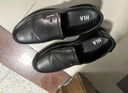 海瀾之家HLA皮鞋男士透氣商務(wù)休閑套腳一腳蹬男鞋【七夕情人節(jié)】黑色41 曬單實(shí)拍圖