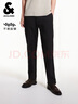 杰克·瓊斯（JACK&JONES）男裝秋季商務(wù)通勤時(shí)尚舒適個(gè)性潮百搭抗皺休閑褲錐形褲子品牌男褲 E40黑色 第二批 33 180 曬單實(shí)拍圖