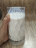 津盼夏季玻璃杯加厚水果茶杯子冰美式咖啡杯果汁杯冷飲料杯早餐牛奶杯 棱紋款 曬單實(shí)拍圖