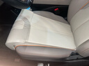 齊選汽車(chē)坐墊腿托一體式汽車(chē)座椅加長(cháng)腿托四季通用舒適支撐腿拖座墊 米白色-單個(gè)裝【納帕皮】加長(cháng)加寬坐墊/腿托 曬單實(shí)拍圖