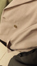 無印良品（MUJI） 男式 彈力 雙排扣 夾克 男士外套春秋款 男裝西裝小西服AD0V9A4S 淺灰棕色 L(175/100A) 曬單實(shí)拍圖