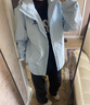 駱駝【宙斯】單層沖鋒衣戶(hù)外登山服防風(fēng)防水運動(dòng)外套時(shí)尚風(fēng)衣情侶款 AD12263538A5，寶寶藍，男女同款 M 曬單實(shí)拍圖