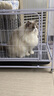 貝初眾貓籠貓籠子貓咪籠子別墅家用貓窩隔離帶廁所貓砂盆一體適合大號貓 白色雙層78*55*100【2只成年貓】 【帶托盤(pán) 腳墊】 【贈安裝工具+平臺+爬梯+吊床】 曬單實(shí)拍圖