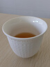 德化白瓷心經(jīng)杯般若杯羊脂玉瓷主人杯茶具功夫茶杯家用品茗 心經(jīng)杯 200ml 2只 曬單實拍圖