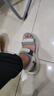 斯凱奇（Skechers）云跡涼鞋丨休閑涼鞋夏新款男士運動(dòng)沙灘鞋透氣輕質(zhì)外穿拖鞋 自然色/NAT 43 曬單實(shí)拍圖