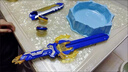 童夢姿全新颶風劍形陀螺戰(zhàn)魂玩具兒童男孩三階寶劍對戰(zhàn)旋轉(zhuǎn)戰(zhàn)斗盤 (非主圖一階）無限加速一階龍王陀螺劍 曬單實拍圖