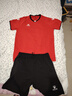 卡爾美（KELME）成人足球服套裝25賽季專(zhuān)業(yè)比賽訓練足球組隊服DIY短袖定制球衣 紅色 XL 曬單實(shí)拍圖