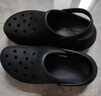 卡駱馳（crocs）經(jīng)典泡芙Clog男女一腳蹬懶人沙灘鞋 CR207521-001 35 曬單實(shí)拍圖