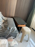 客廳沙發(fā)邊幾可移動小茶幾邊桌床頭邊柜升降巖板小推車茶幾置物架 【黑+胡桃】可移動小推車邊幾 曬單實拍圖