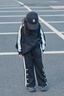 moonkids女童闊腿褲秋款直筒早秋褲子2025新款兒童女寶寶秋裝運(yùn)動(dòng)長褲大童 15157黑色闊腿褲 160 cm 曬單實(shí)拍圖