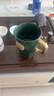 星巴克（Starbucks）六星八角陶瓷杯耐高溫水杯墨綠女神銘牌馬克杯大容量禮盒咖啡杯 墨綠女神單杯430ml 曬單實(shí)拍圖