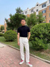 皮爾卡丹（pierre cardin）輕熟風(fēng)商務(wù)直筒休閑西褲男修身春夏季英倫風(fēng)垂感免燙那不勒斯長(zhǎng)褲 白色 （直筒修身） 32 曬單實(shí)拍圖
