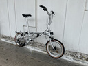 CRANSTONCRANSTON  R9 16寸9速三折疊成人超輕便攜城市復(fù)古小布折疊自行車 R9 銀翼/M把 16英寸 曬單實(shí)拍圖