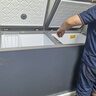 美的（Midea）179/200/355升冰柜雙溫雙箱家用 商用冰柜大小型 大冷凍小冷藏兩用臥式冷柜小型冰箱節(jié)能低音無霜 355升 【雙溫旗艦】合金內(nèi)膽 曬單實拍圖