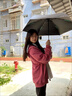 颯望雨傘兩用小巧迷你防曬傘防曬紫外線2025年新款輕便雨傘女 晨霧綠【黑膠晴雨傘】-超迷你14厘米 曬單實(shí)拍圖