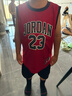 Jordan耐克AJ童裝兒童套裝背心短褲兩件套 Nike男女童籃球運(yùn)動(dòng)服 正黑色 曬單實(shí)拍圖