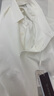 襯衫老羅[如新三號]25年夏短袖polo衫冰氧雙紗t恤255B0P919S 白色  2XL  曬單實(shí)拍圖