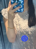 周大福大氣Z字鏈足金黃金手鏈男女同款(工費(fèi):380計(jì)價(jià))EOF137七夕 16.25cm 足金 約11.14g 曬單實(shí)拍圖