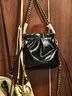 CHARLES&KEITH迷你菱格流浪包單肩斜挎雙肩包包女包生日禮物CK2-60782390 Black黑色 S 曬單實(shí)拍圖