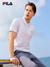 斐樂(lè ) 斐樂(lè )官方男裝針織短袖POLO衫2025夏季新款休閑基礎涼感上衣 標準白-WT L 175/96A/L 曬單實(shí)拍圖
