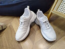 雅格獅丹（Aquascutum）男鞋2025秋季新款牛皮透氣休閑運動鞋厚底耐磨增高鞋子男 白色 41 曬單實拍圖