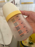 小雅象防脹氣玻璃奶瓶新生兒6個月以上寶寶奶瓶240ml L號奶嘴（標(biāo)準(zhǔn)款） 曬單實拍圖