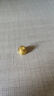 中國珠寶 SINO GEM足金999生日蛋糕金豆黃金擺件投資金塊生日禮物送女友老婆收藏 生日蛋糕【金重約1g】 曬單實(shí)拍圖