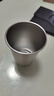onlycook食品級304不銹鋼杯單層金屬啤酒杯家用水杯兒童防摔杯子 【304不銹鋼】 475ml 1個(gè) 曬單實(shí)拍圖