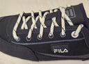 斐樂(lè)（FILA）官方男鞋ROCK巖石鞋帆布鞋新款時(shí)尚休閑鞋 黑-BK 42.5 曬單實(shí)拍圖