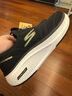 斯凱奇（Skechers）男鞋透氣網(wǎng)面閃穿健步鞋輕便緩震一腳蹬運動(dòng)休閑鞋 BKGD黑白 42 曬單實(shí)拍圖
