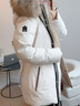 MACKAGE【七夕】MACKAGE線上專供JENI-F 可拆卸雙領(lǐng)保暖羽絨服 早秋新品 奶油白 S 曬單實拍圖