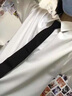 NASA XVVX學(xué)院風(fēng)cleanfit白色長(cháng)袖襯衫男西裝內搭高級感日系dk襯衣打底外套白色配領(lǐng)帶XL 曬單實(shí)拍圖
