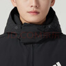 阿迪達(dá)斯 （adidas）男裝運(yùn)動(dòng)服時(shí)尚保暖舒適戶外健身跑步羽絨服 JG3845  黑色 M  曬單實(shí)拍圖